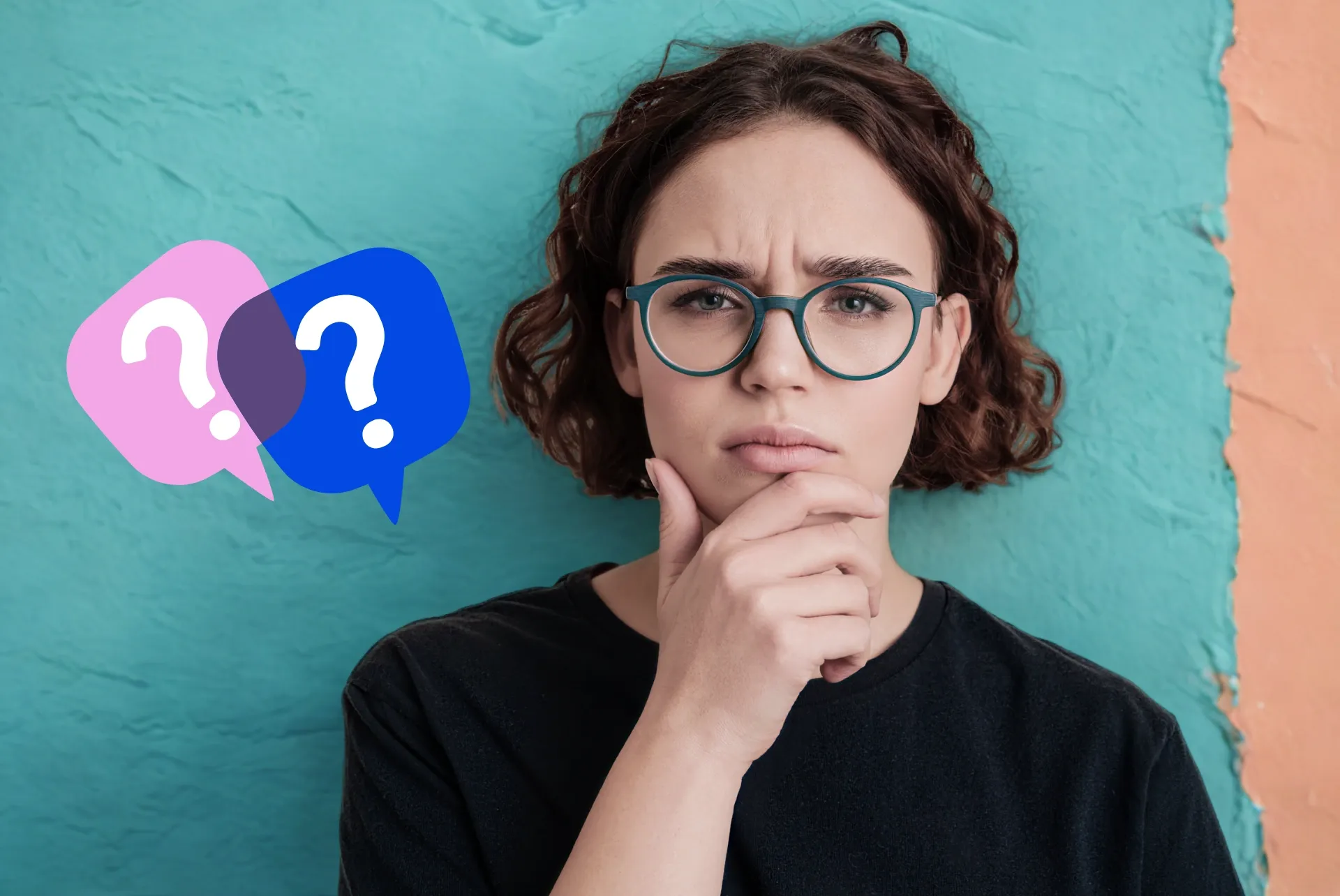 Personne hésitante illustrant la confiance envers les sondages